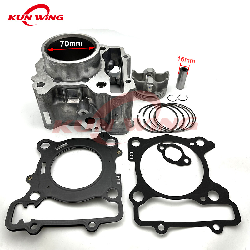 Motorcycle Engine Kit - ヤマハ、ピストンリング、オートバイエンジン部品、xmax 300、X-MAX300、70mm用のボアシリンダーキット