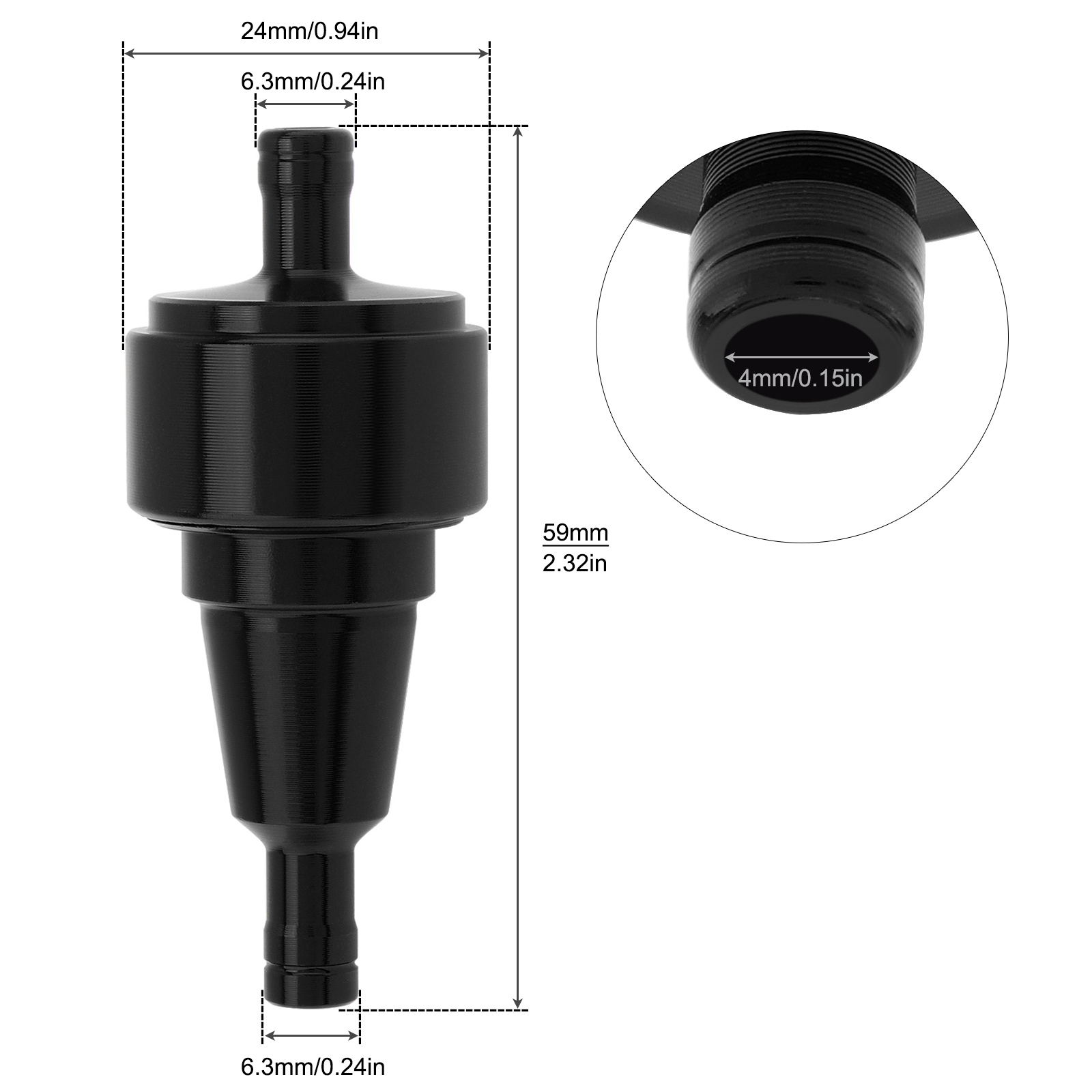 1/4インチ、6mm、オートバイ用燃料フィルター、車載用、イ - Motorcycle Oil Filter のレビューと価格