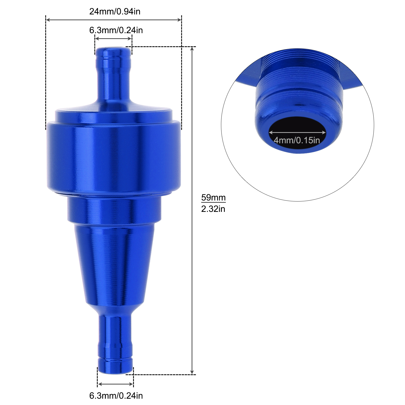 1/4インチ、6mm、オートバイ用燃料フィルター、車載用、イ - Motorcycle Oil Filter のレビューと価格